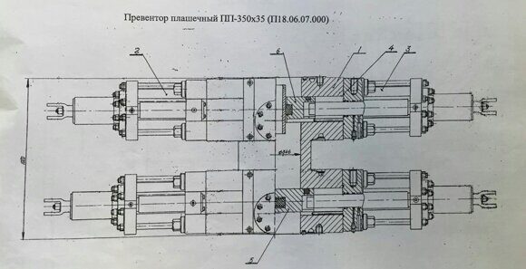 Рабочее давление превентора